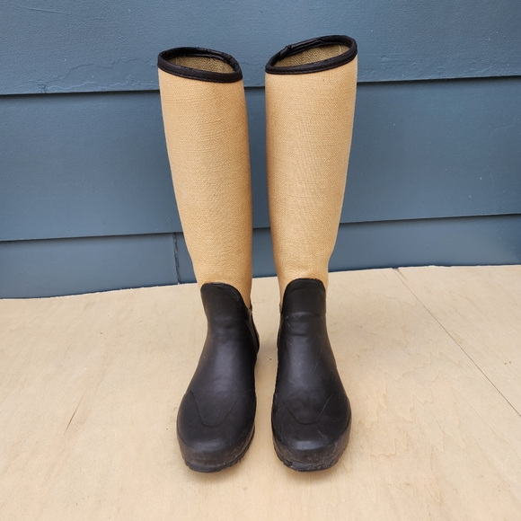 Hunter Women's Regent St James Tweed Wellington Boots - Size 40 - Picture 11 of 15